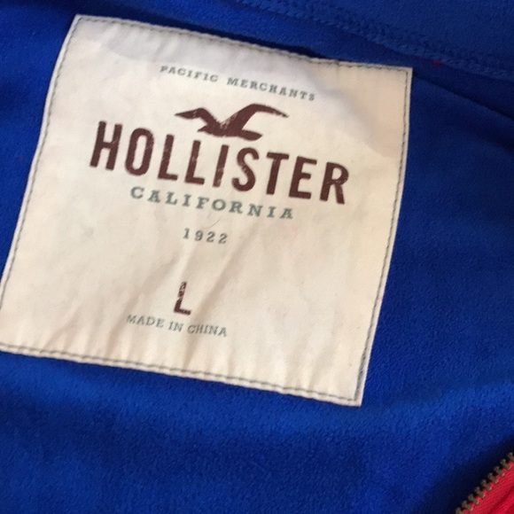 HOLLISTER fleece lined mens large jacket - Picture 3 of 6